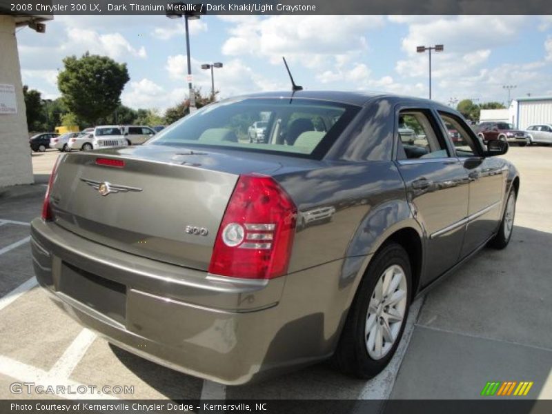 Dark Titanium Metallic / Dark Khaki/Light Graystone 2008 Chrysler 300 LX