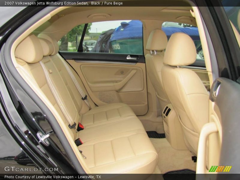 Black / Pure Beige 2007 Volkswagen Jetta Wolfsburg Edition Sedan