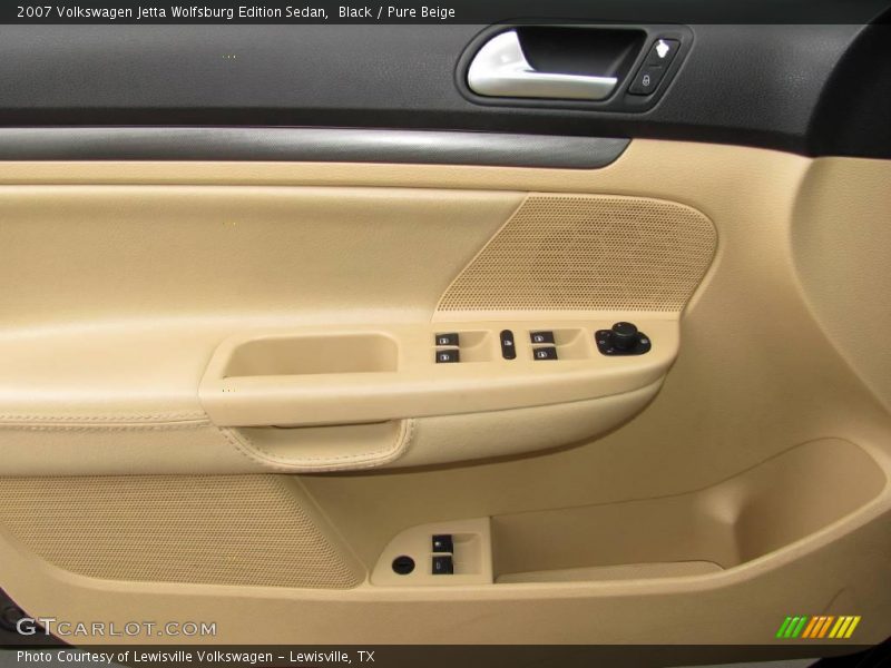 Black / Pure Beige 2007 Volkswagen Jetta Wolfsburg Edition Sedan
