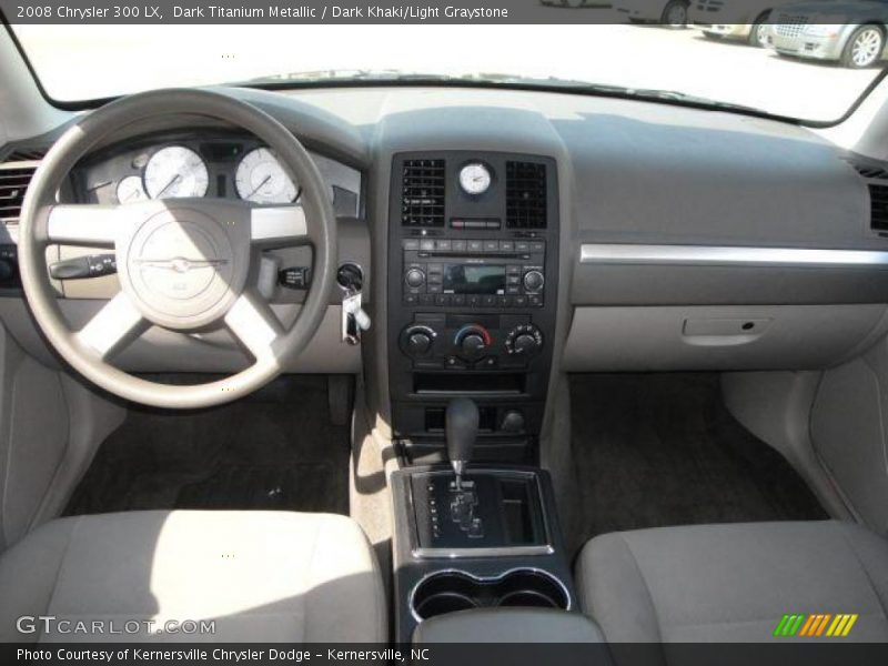 Dark Titanium Metallic / Dark Khaki/Light Graystone 2008 Chrysler 300 LX