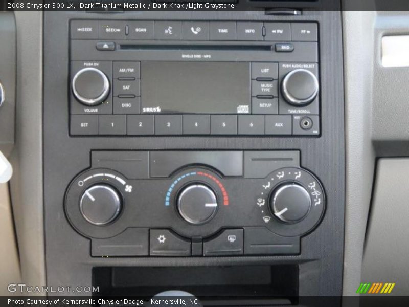 Dark Titanium Metallic / Dark Khaki/Light Graystone 2008 Chrysler 300 LX