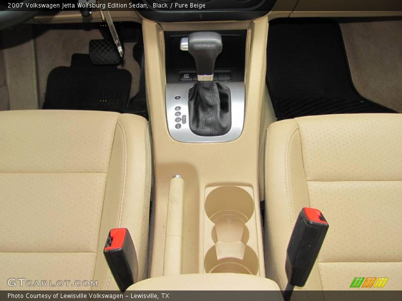 Black / Pure Beige 2007 Volkswagen Jetta Wolfsburg Edition Sedan