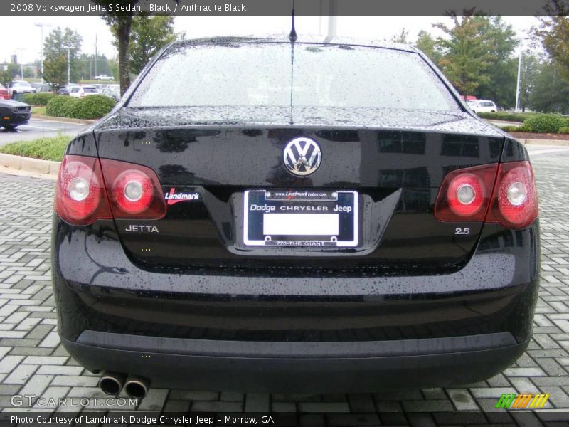 Black / Anthracite Black 2008 Volkswagen Jetta S Sedan