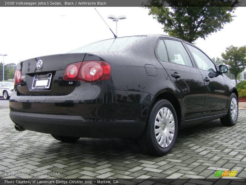 Black / Anthracite Black 2008 Volkswagen Jetta S Sedan