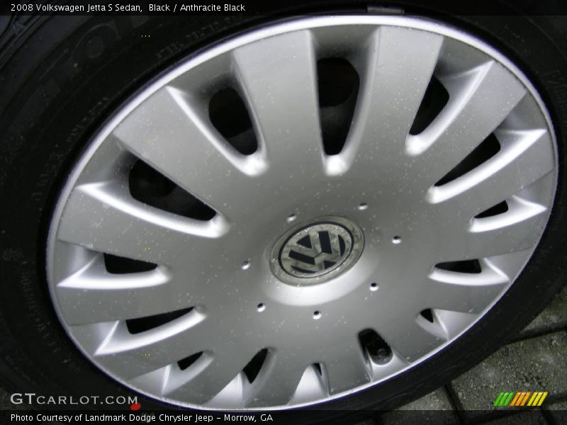 Black / Anthracite Black 2008 Volkswagen Jetta S Sedan