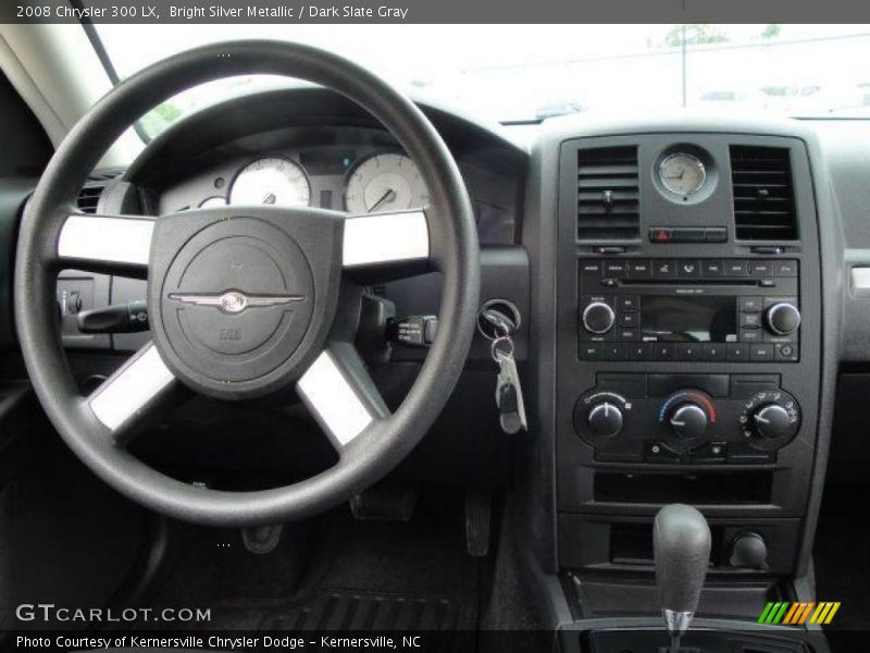 Bright Silver Metallic / Dark Slate Gray 2008 Chrysler 300 LX