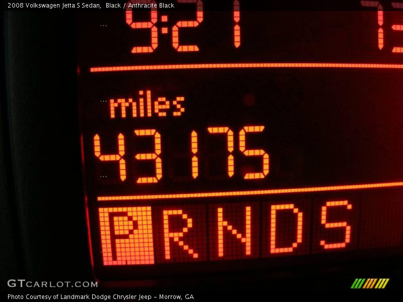 Black / Anthracite Black 2008 Volkswagen Jetta S Sedan