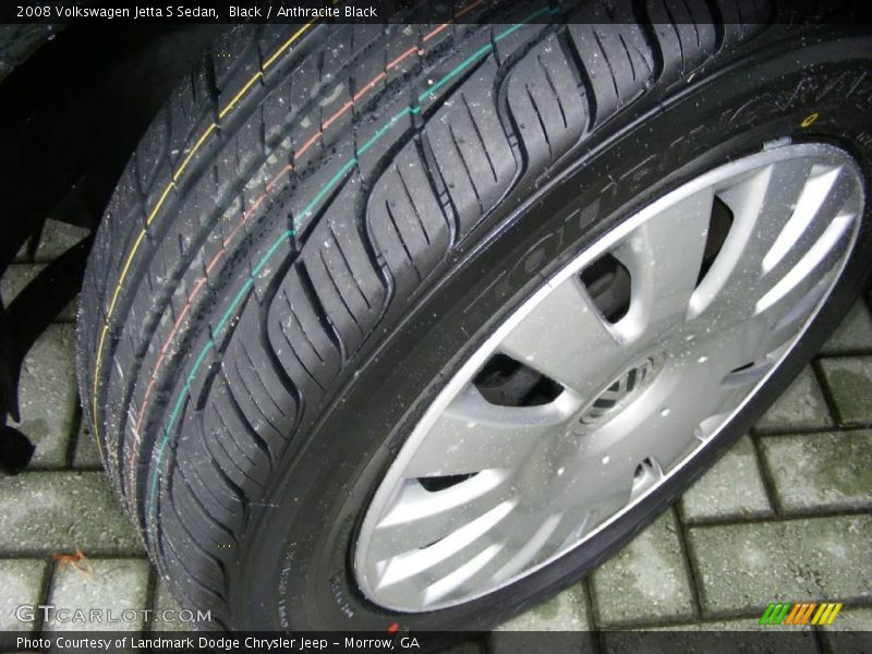 Black / Anthracite Black 2008 Volkswagen Jetta S Sedan