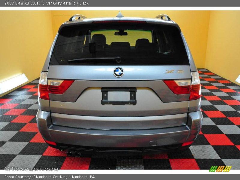 Silver Grey Metallic / Black 2007 BMW X3 3.0si