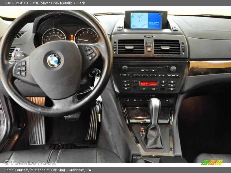 Silver Grey Metallic / Black 2007 BMW X3 3.0si