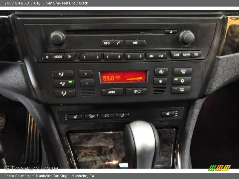 Silver Grey Metallic / Black 2007 BMW X3 3.0si