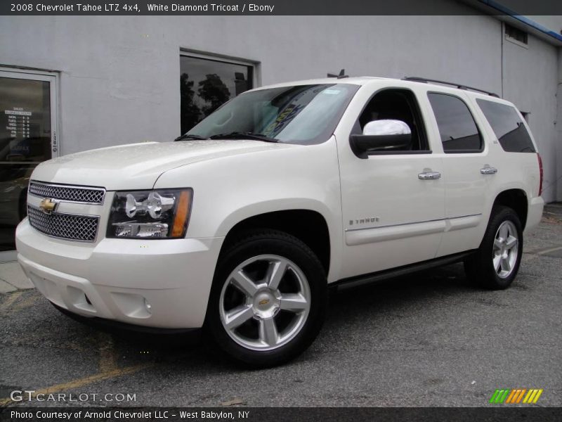 White Diamond Tricoat / Ebony 2008 Chevrolet Tahoe LTZ 4x4