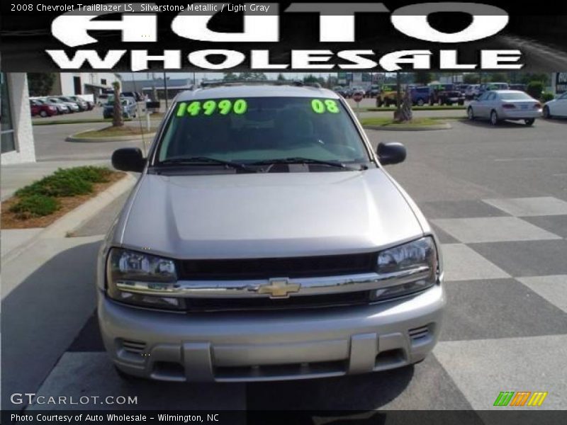 Silverstone Metallic / Light Gray 2008 Chevrolet TrailBlazer LS