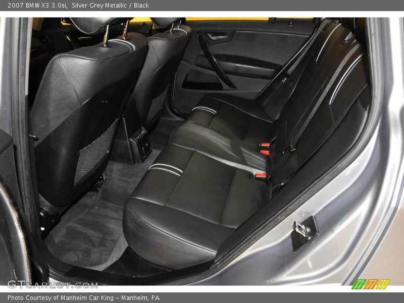 Silver Grey Metallic / Black 2007 BMW X3 3.0si