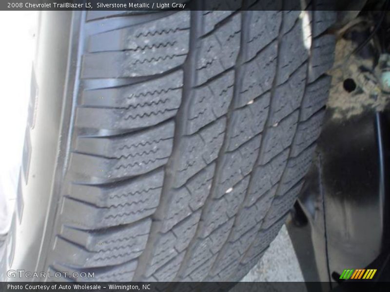 Silverstone Metallic / Light Gray 2008 Chevrolet TrailBlazer LS