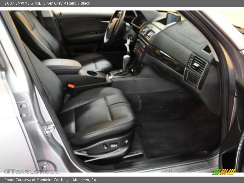 Silver Grey Metallic / Black 2007 BMW X3 3.0si