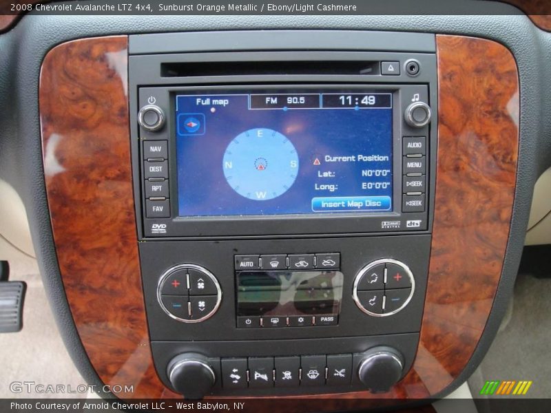 Sunburst Orange Metallic / Ebony/Light Cashmere 2008 Chevrolet Avalanche LTZ 4x4