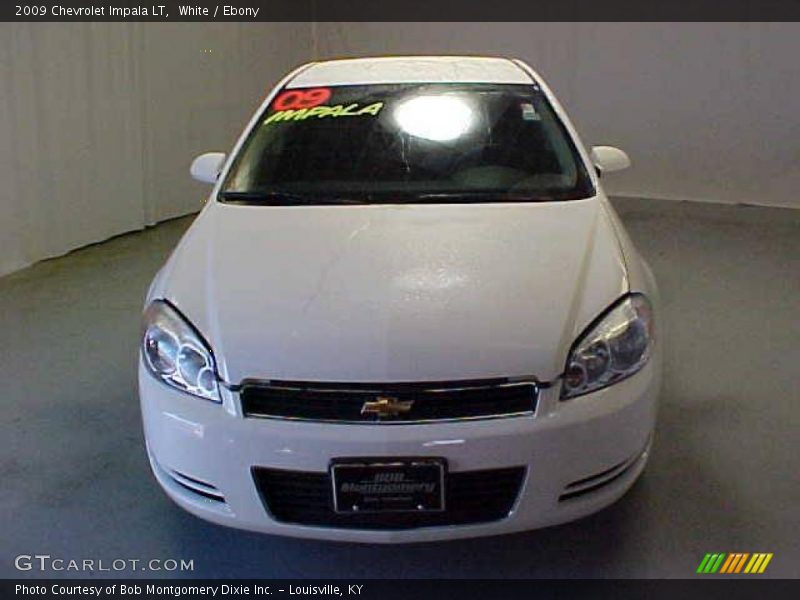 White / Ebony 2009 Chevrolet Impala LT