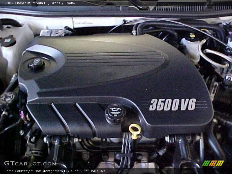 White / Ebony 2009 Chevrolet Impala LT