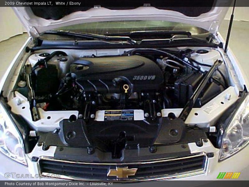 White / Ebony 2009 Chevrolet Impala LT