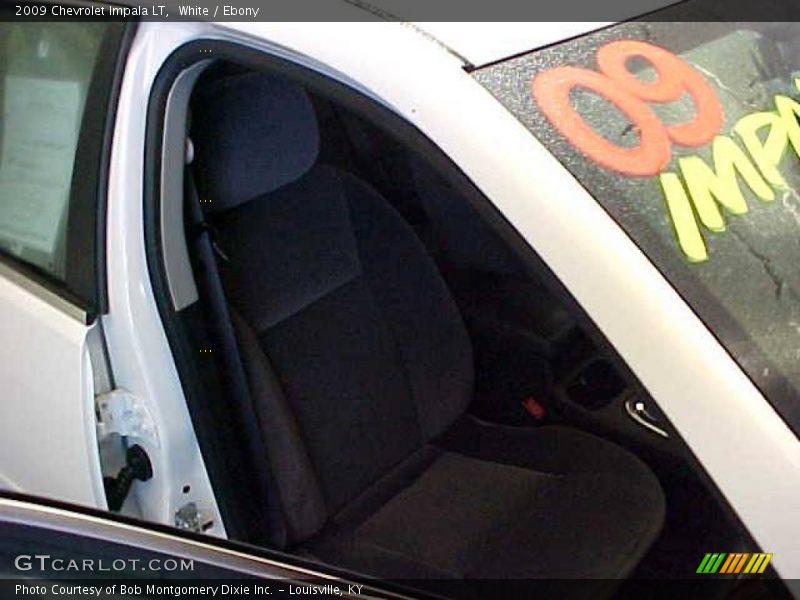 White / Ebony 2009 Chevrolet Impala LT