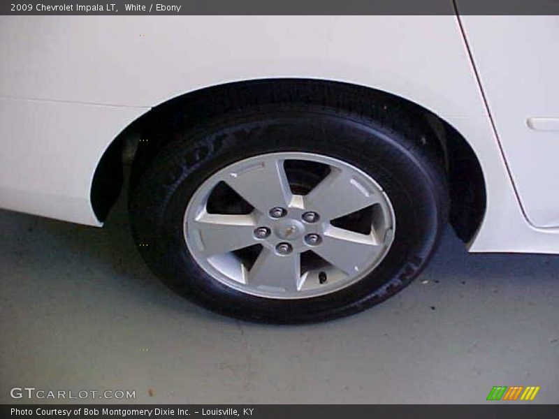 White / Ebony 2009 Chevrolet Impala LT