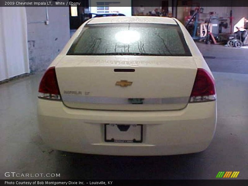 White / Ebony 2009 Chevrolet Impala LT