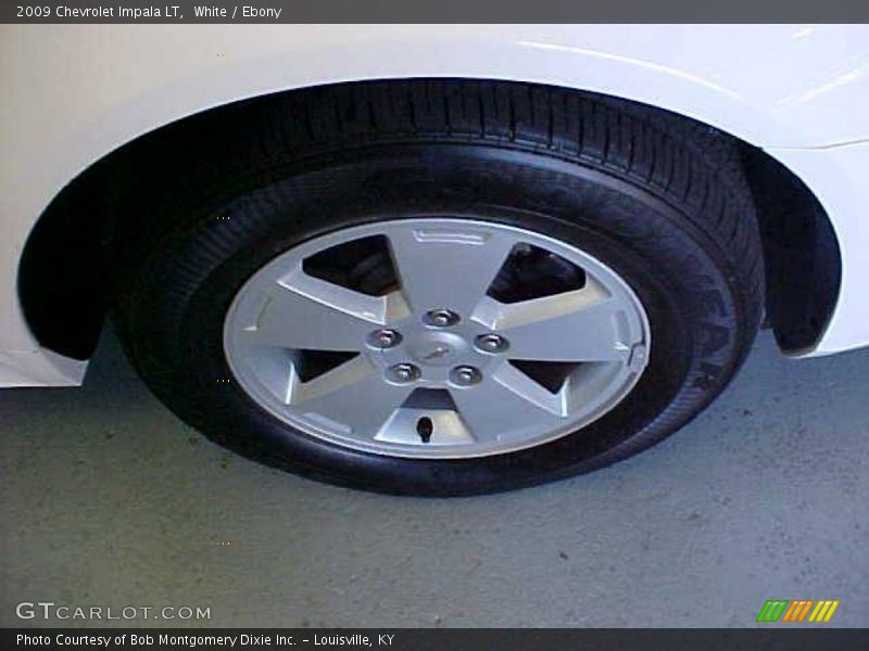 White / Ebony 2009 Chevrolet Impala LT