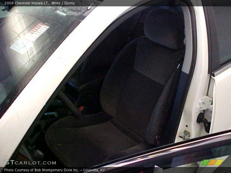 White / Ebony 2009 Chevrolet Impala LT