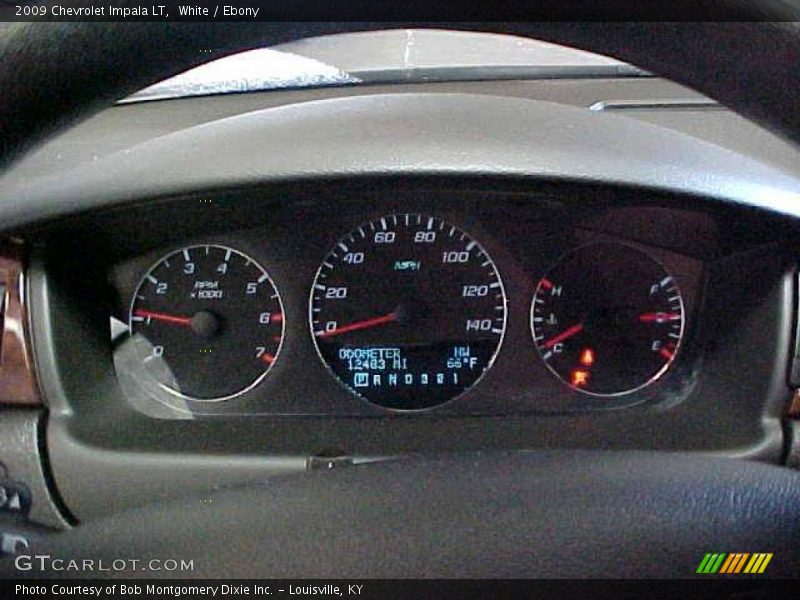 White / Ebony 2009 Chevrolet Impala LT