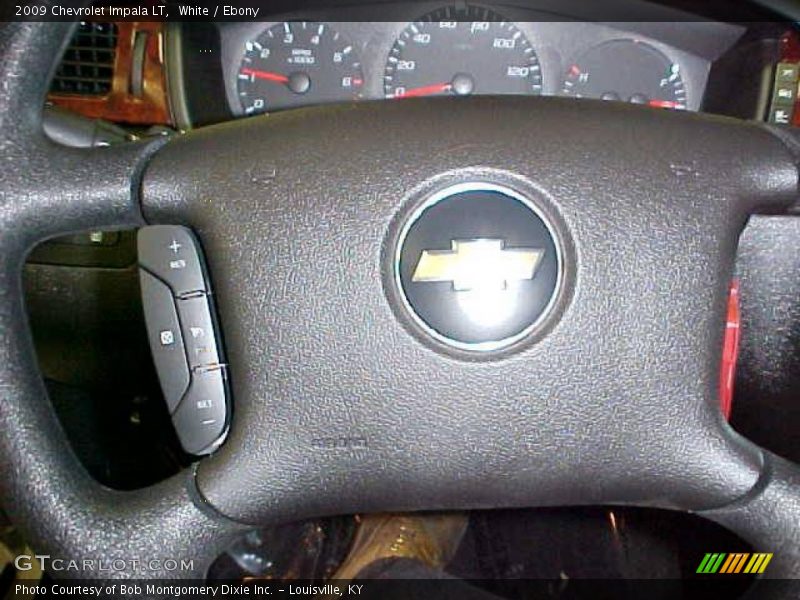 White / Ebony 2009 Chevrolet Impala LT