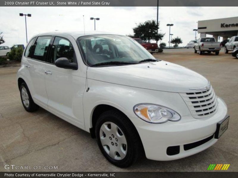 Stone White / Pastel Slate Gray 2009 Chrysler PT Cruiser LX