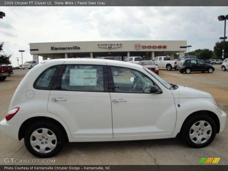 Stone White / Pastel Slate Gray 2009 Chrysler PT Cruiser LX