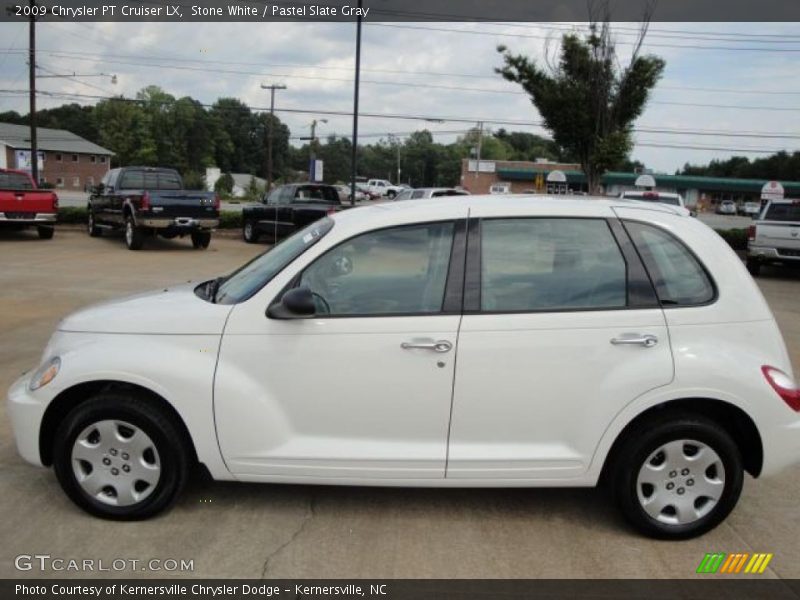 Stone White / Pastel Slate Gray 2009 Chrysler PT Cruiser LX