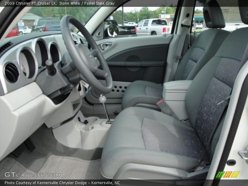 Stone White / Pastel Slate Gray 2009 Chrysler PT Cruiser LX