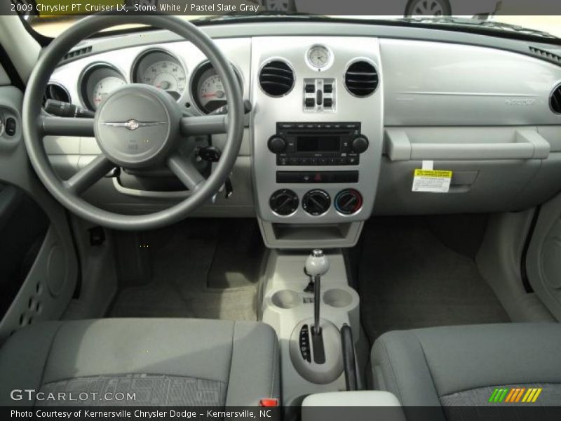 Stone White / Pastel Slate Gray 2009 Chrysler PT Cruiser LX