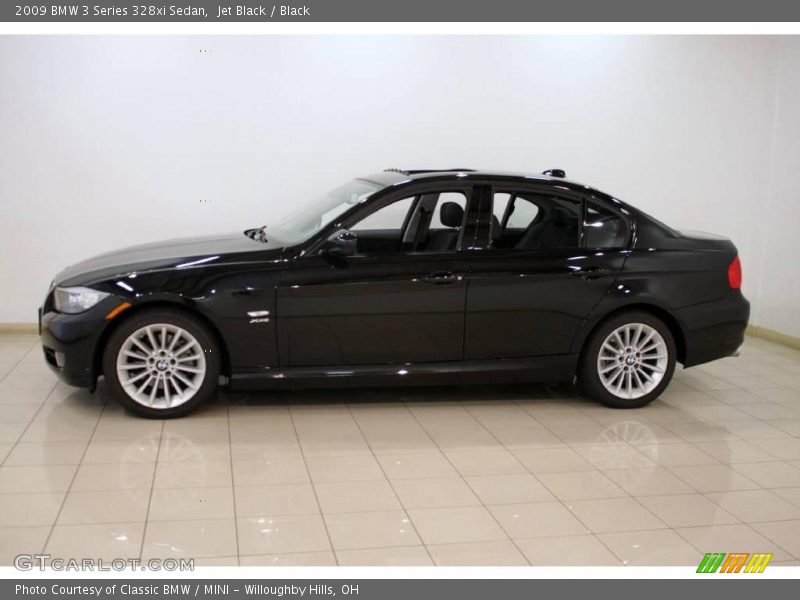 Jet Black / Black 2009 BMW 3 Series 328xi Sedan