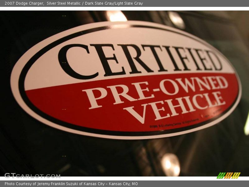 Silver Steel Metallic / Dark Slate Gray/Light Slate Gray 2007 Dodge Charger