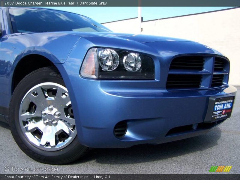Marine Blue Pearl / Dark Slate Gray 2007 Dodge Charger