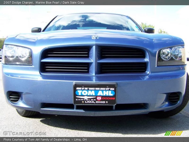 Marine Blue Pearl / Dark Slate Gray 2007 Dodge Charger