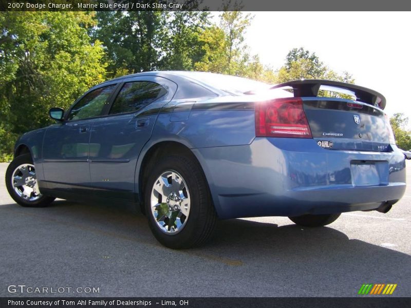 Marine Blue Pearl / Dark Slate Gray 2007 Dodge Charger