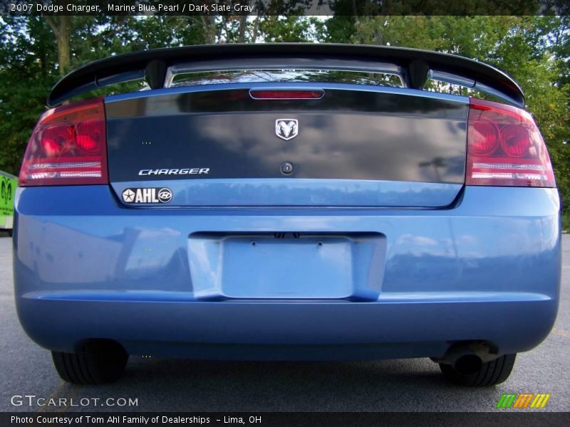 Marine Blue Pearl / Dark Slate Gray 2007 Dodge Charger
