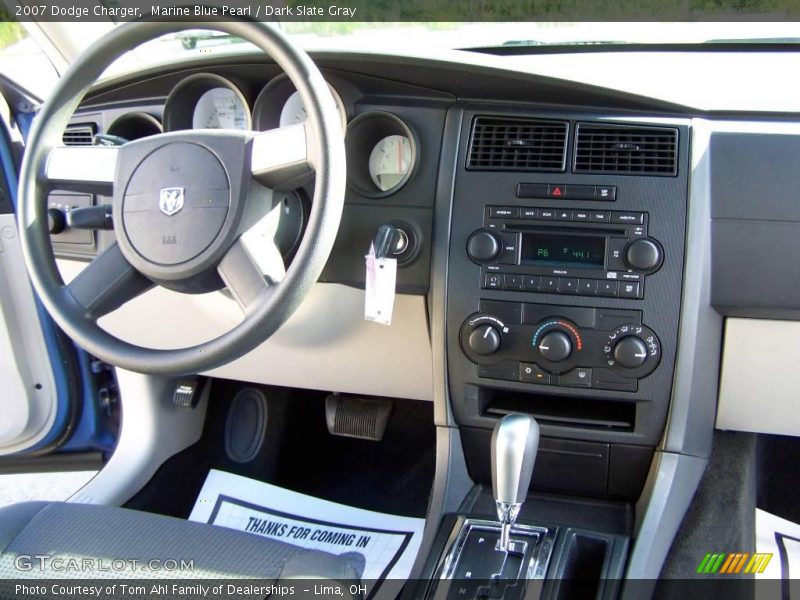 Marine Blue Pearl / Dark Slate Gray 2007 Dodge Charger