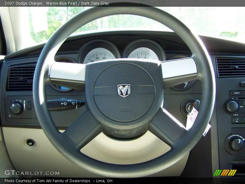 Marine Blue Pearl / Dark Slate Gray 2007 Dodge Charger
