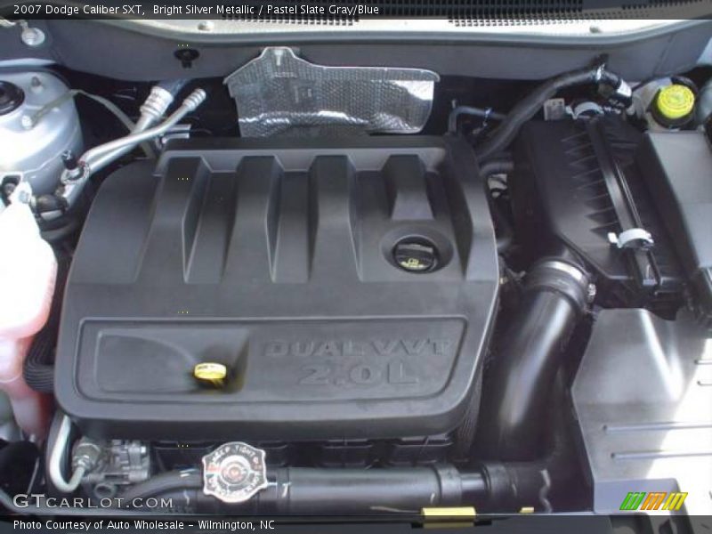 Bright Silver Metallic / Pastel Slate Gray/Blue 2007 Dodge Caliber SXT