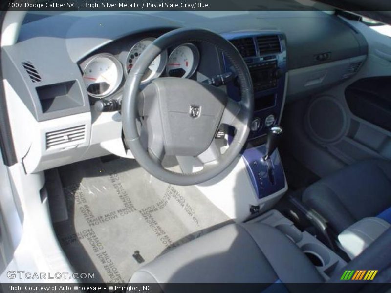 Bright Silver Metallic / Pastel Slate Gray/Blue 2007 Dodge Caliber SXT