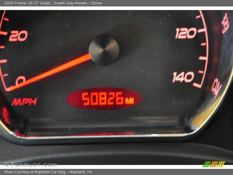 Stealth Gray Metallic / Ebony 2006 Pontiac G6 GT Sedan