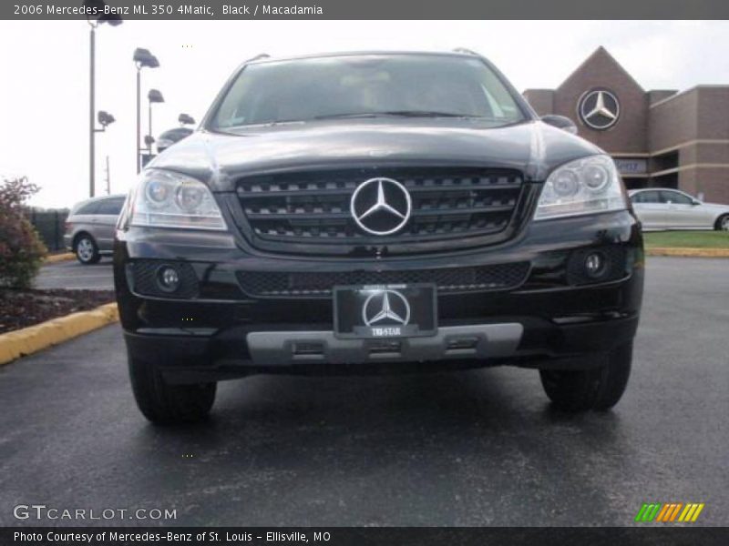 Black / Macadamia 2006 Mercedes-Benz ML 350 4Matic