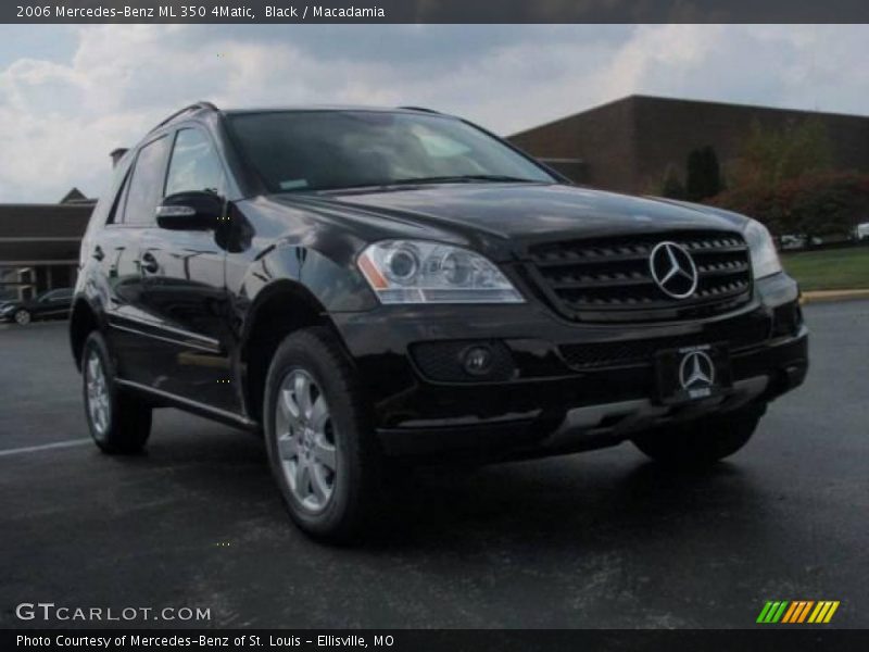 Black / Macadamia 2006 Mercedes-Benz ML 350 4Matic
