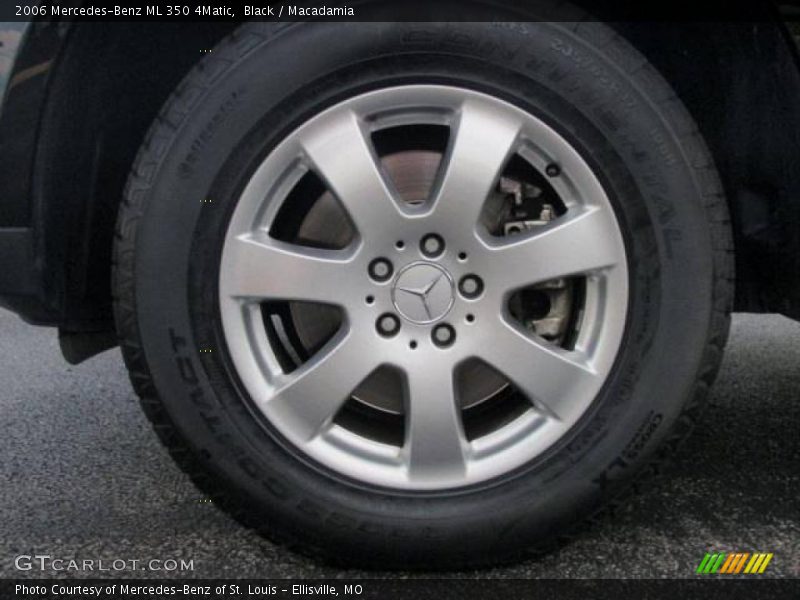 Black / Macadamia 2006 Mercedes-Benz ML 350 4Matic